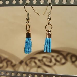 Golden/💙 Blue / Tassel/💎 Statement Earrings
